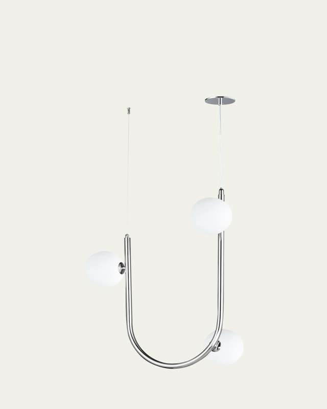 Nina Magon Design from Studio M Contour 3-Light Cord Hung Pendant 4000K